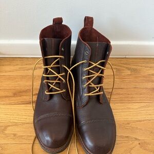 Allen Edmonds Brown Tan Leather Boots Classic Design